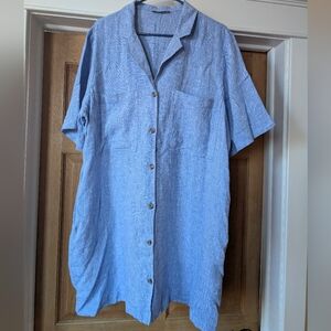 Everlane Linen Workwear Dress Size XL